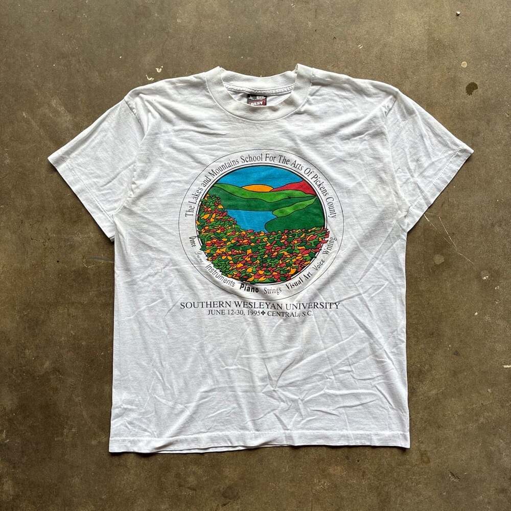 Vintage 1995 Southern Wesleyan School for the Arts T-Shirt
